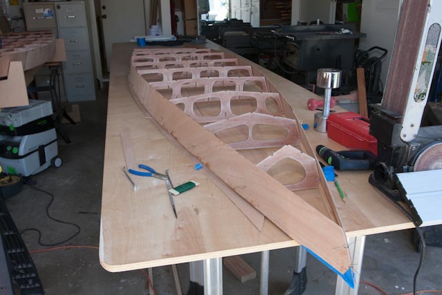Building a Kaholo 12-6 SUP A hollow wood Stand-Up 